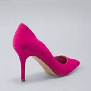 White house black market Pink with floral soles